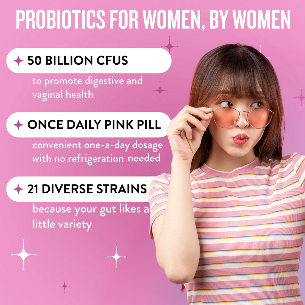 Hot Girl Ish™ Women’s Daily Probiotic (Prebiotic & Post-biotic)