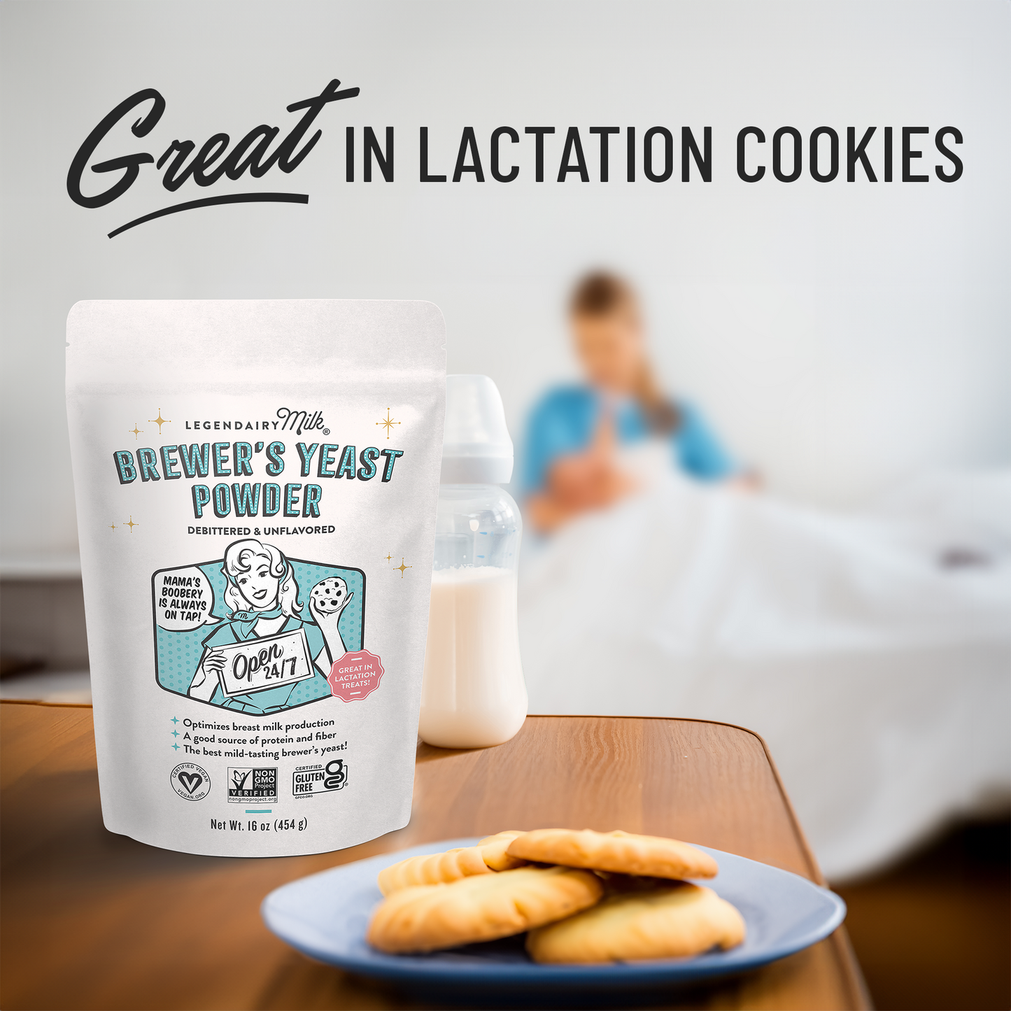 brewers yeast powder used to bake lactationcookie
