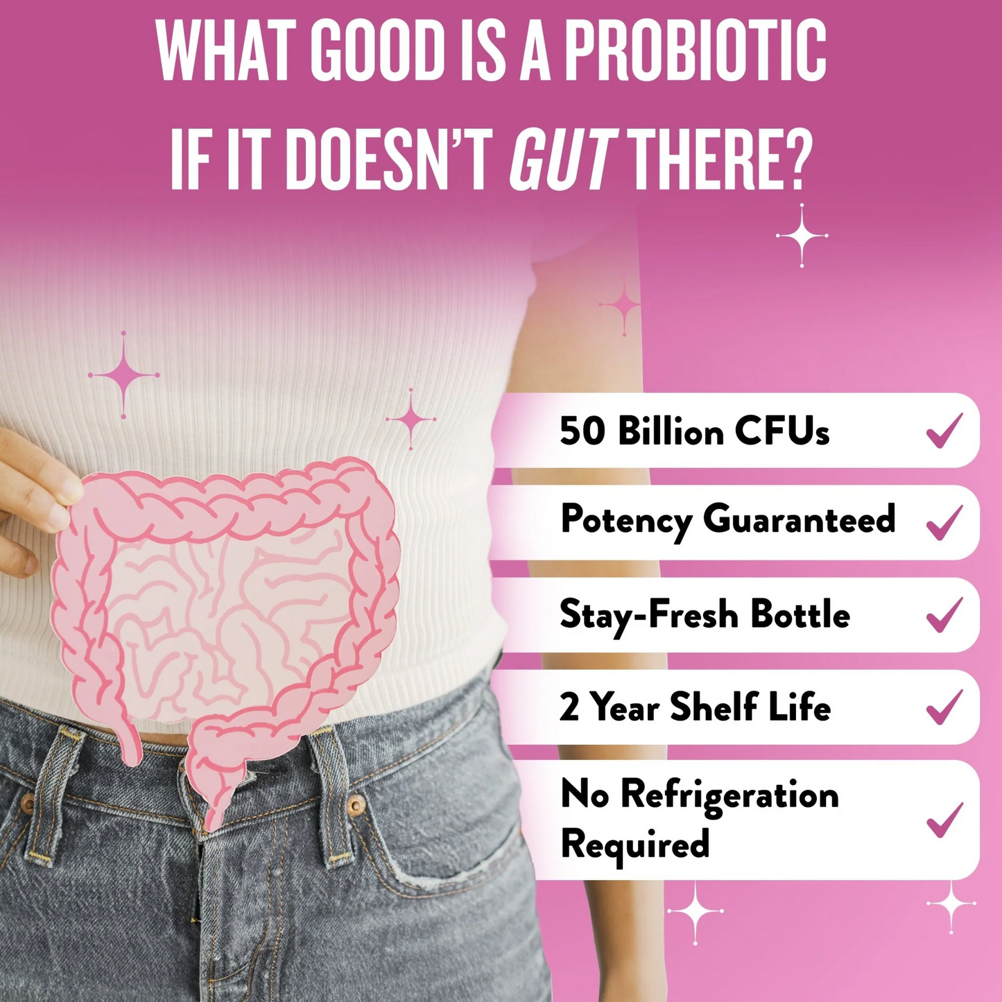 Hot Girl Ish™ Women’s Daily Probiotic (Prebiotic & Post-biotic)