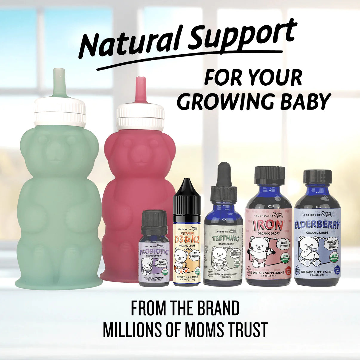 Organic Probiotic Drops for Baby and Toddler