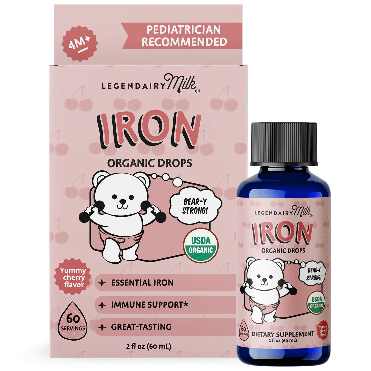Organic Iron Drops for Baby and Toddler