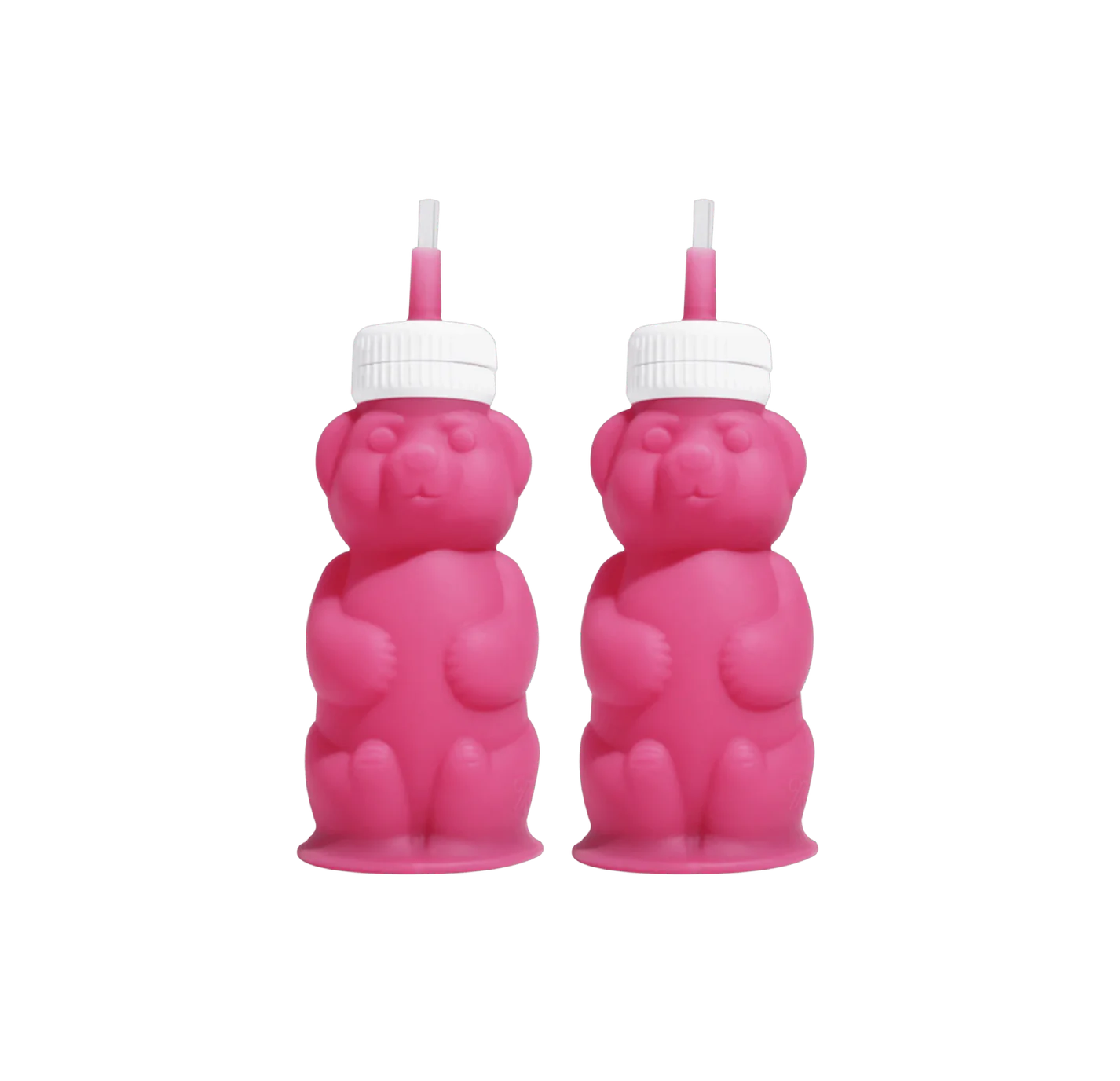 Pink Honey Bear Straw Cup