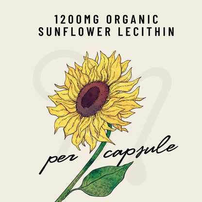 Organic Sunflower Lecithin 200 caps