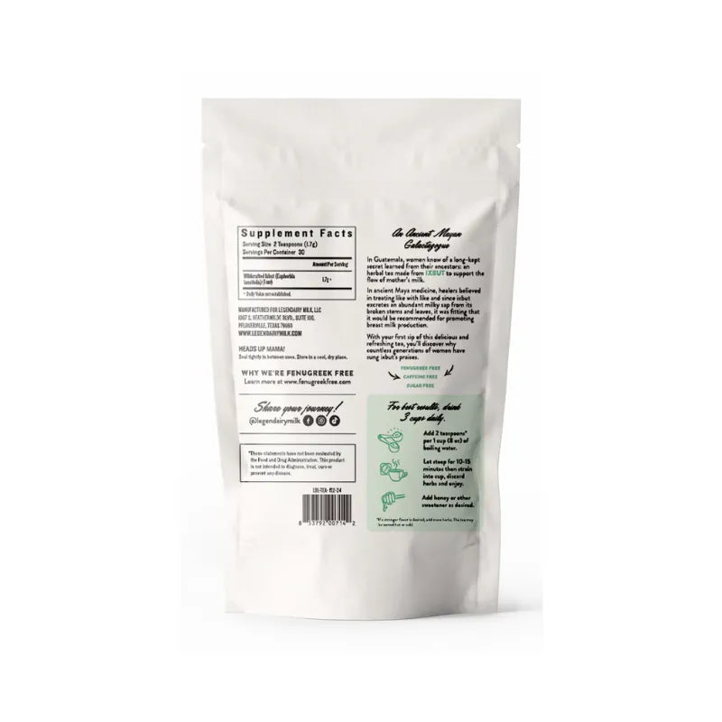 teatas back packaging view