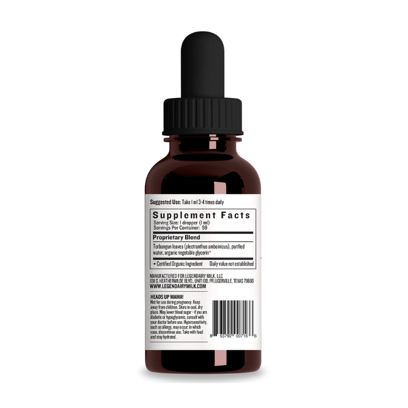 lactivist bottle packaging supplement facts