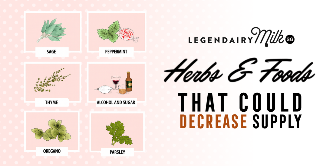 Herbs & Foods That May Decrease Breast Milk Supply