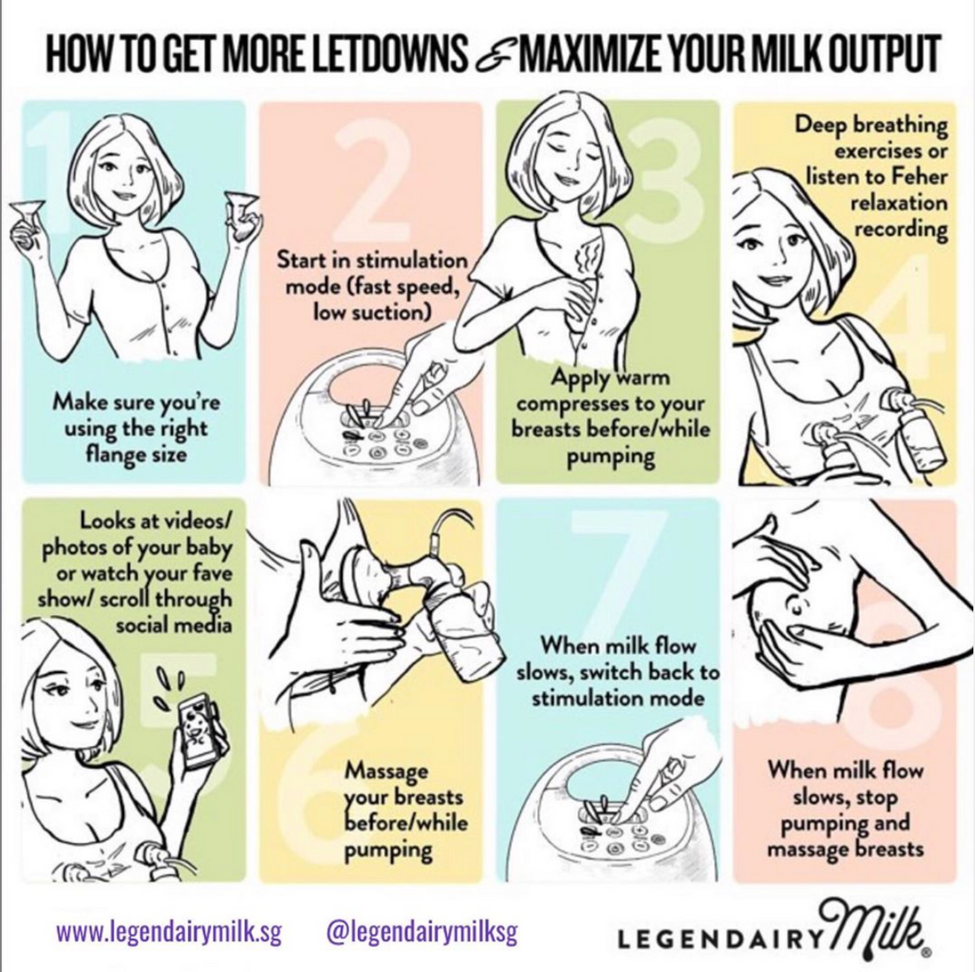 Tips on Increasing Breast Milk Supply for breastfeeding or pumping moms!