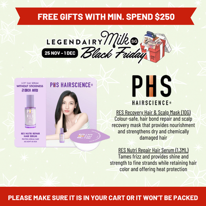 BLACK FRIDAY - FREE GIFT FROM BZU BZU & PHS HAIR SCIENCE