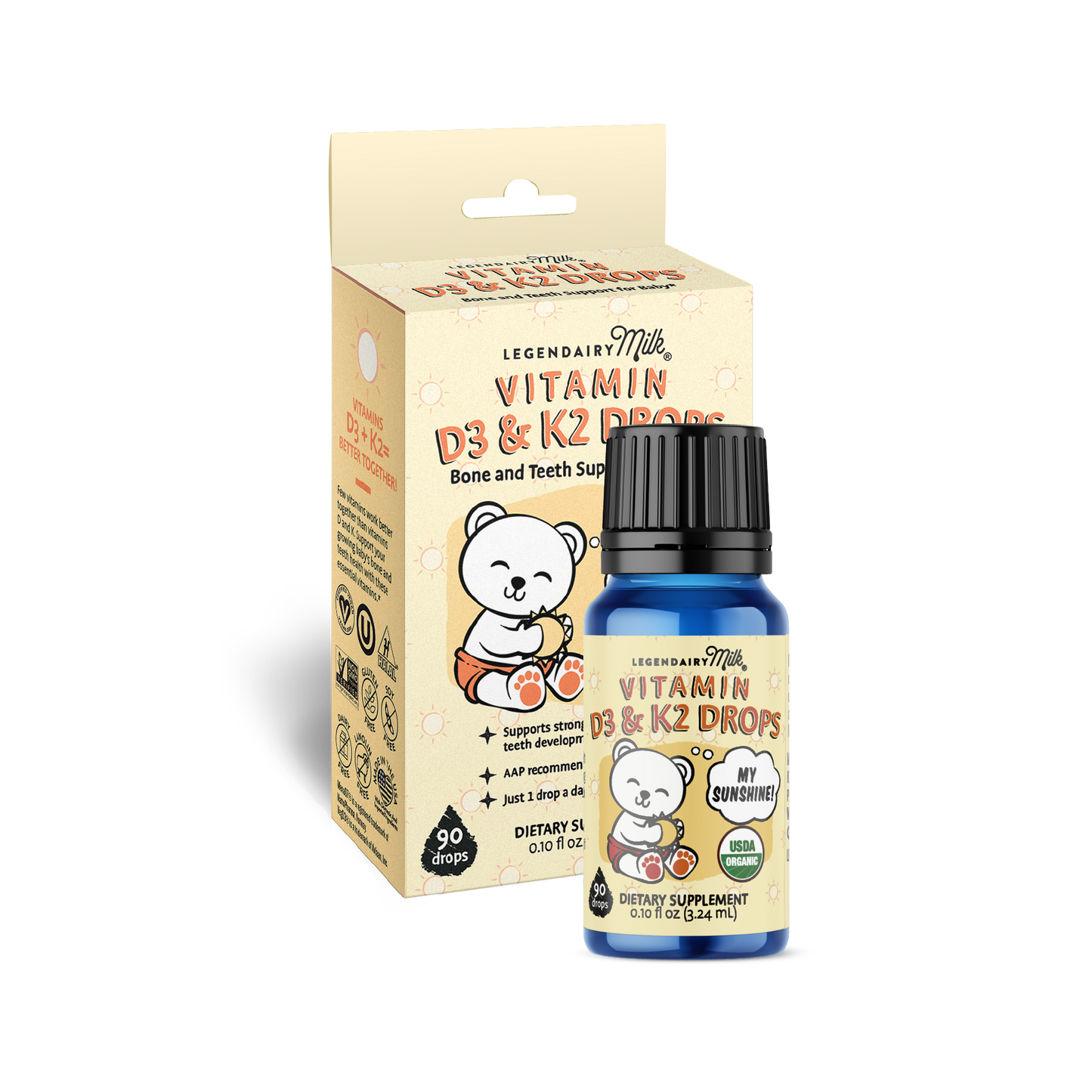 Baby Vitamin D3 & K2 Liquid Drops