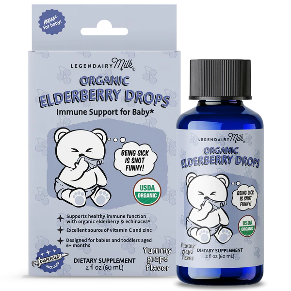 Organic Baby and Toddler Elderberry Drops