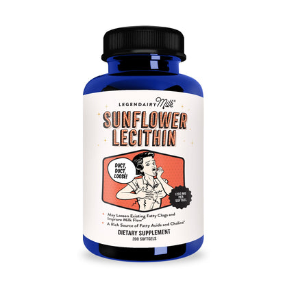 Organic sunflower lecithin softgel in a bottle 200 capsules