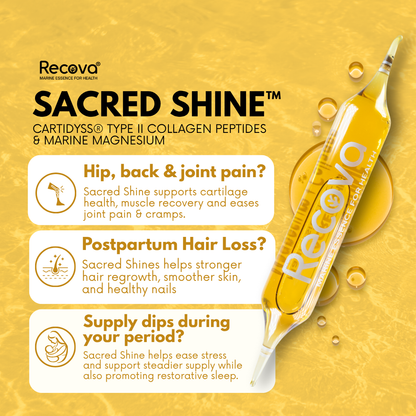 1. Add-On - Sacred Shine™ - Marine Magnesium + Collagen Peptides (Joint & Skin Support, heart function)