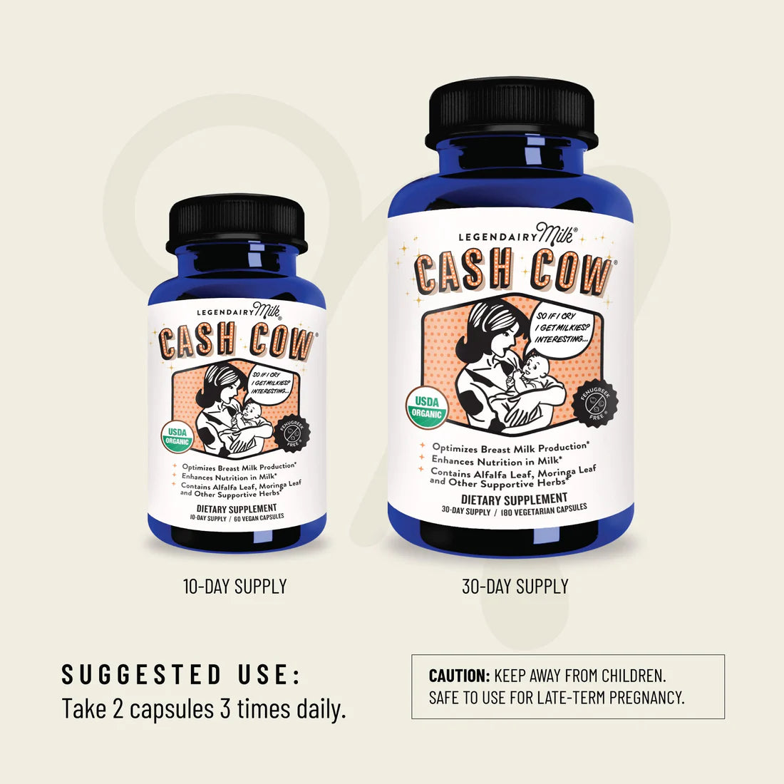 cash cow supplement bottle sizes