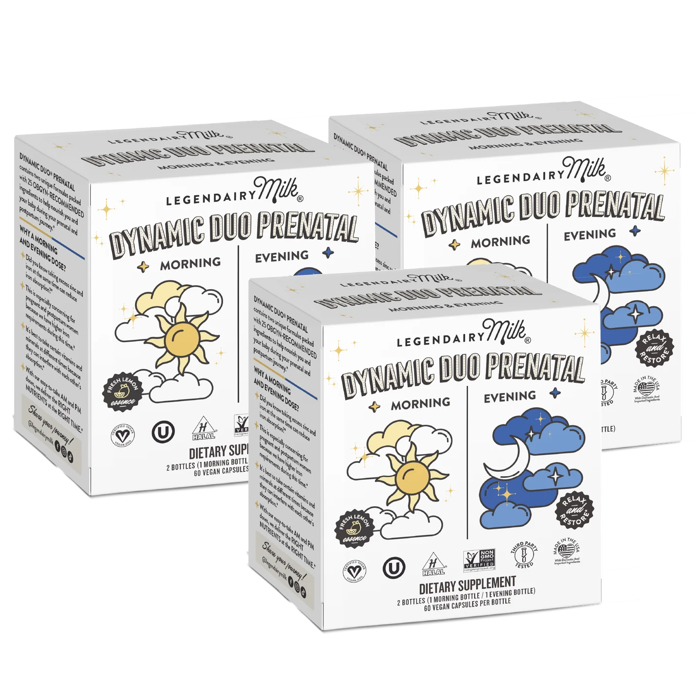 Dynamic Duo AM/PM Prenatal & Postnatal multivitamin