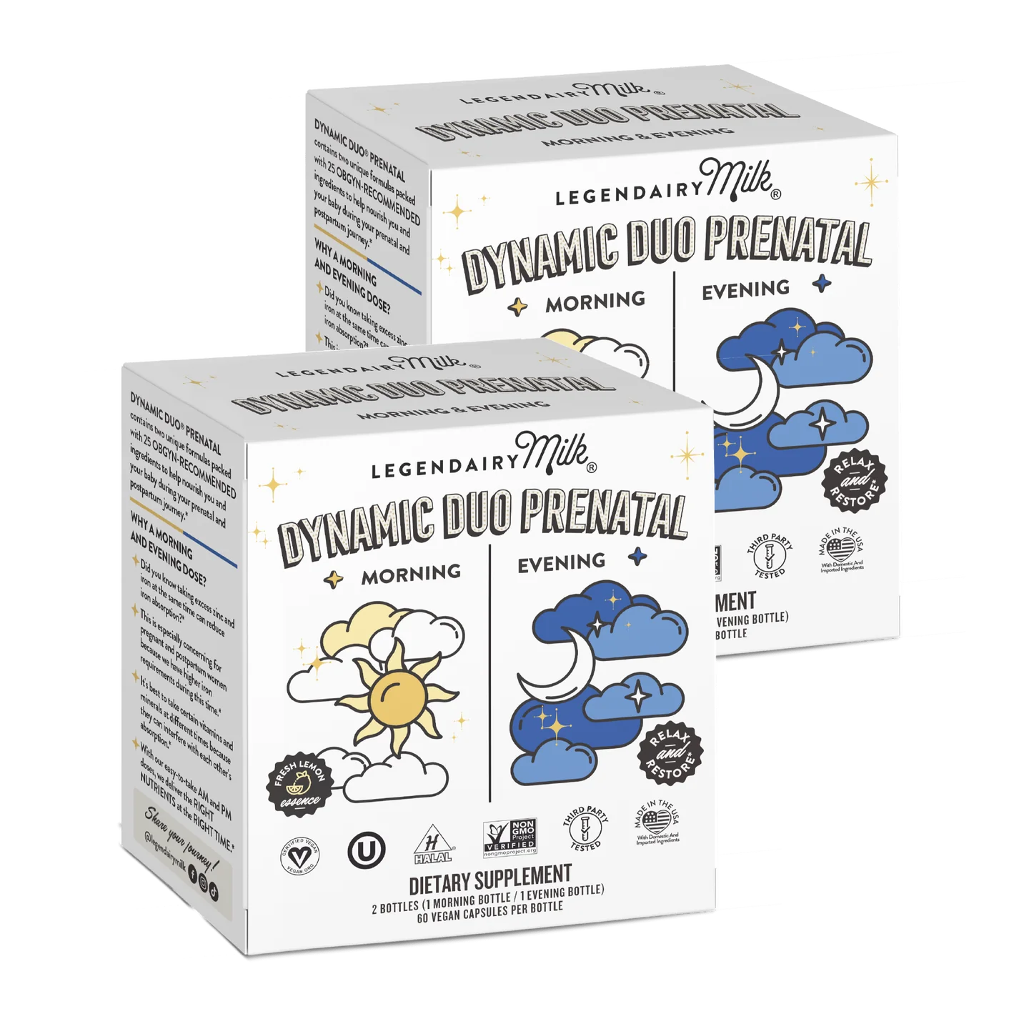 Dynamic Duo AM/PM Prenatal & Postnatal multivitamin