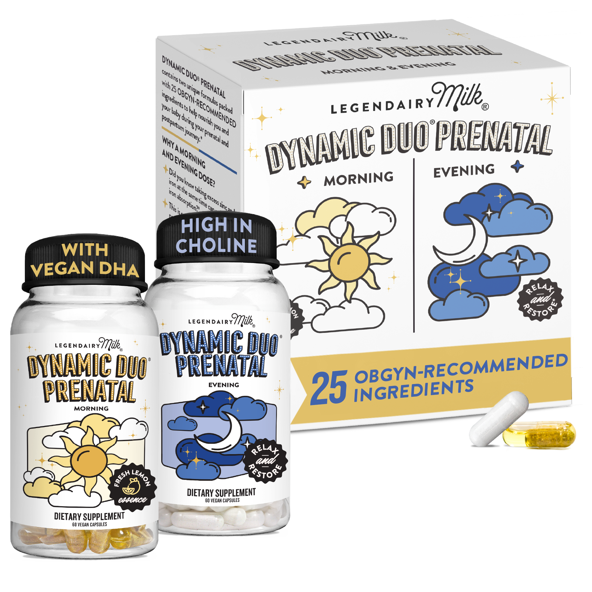 Dynamic Duo AM/PM Prenatal & Postnatal multivitamin