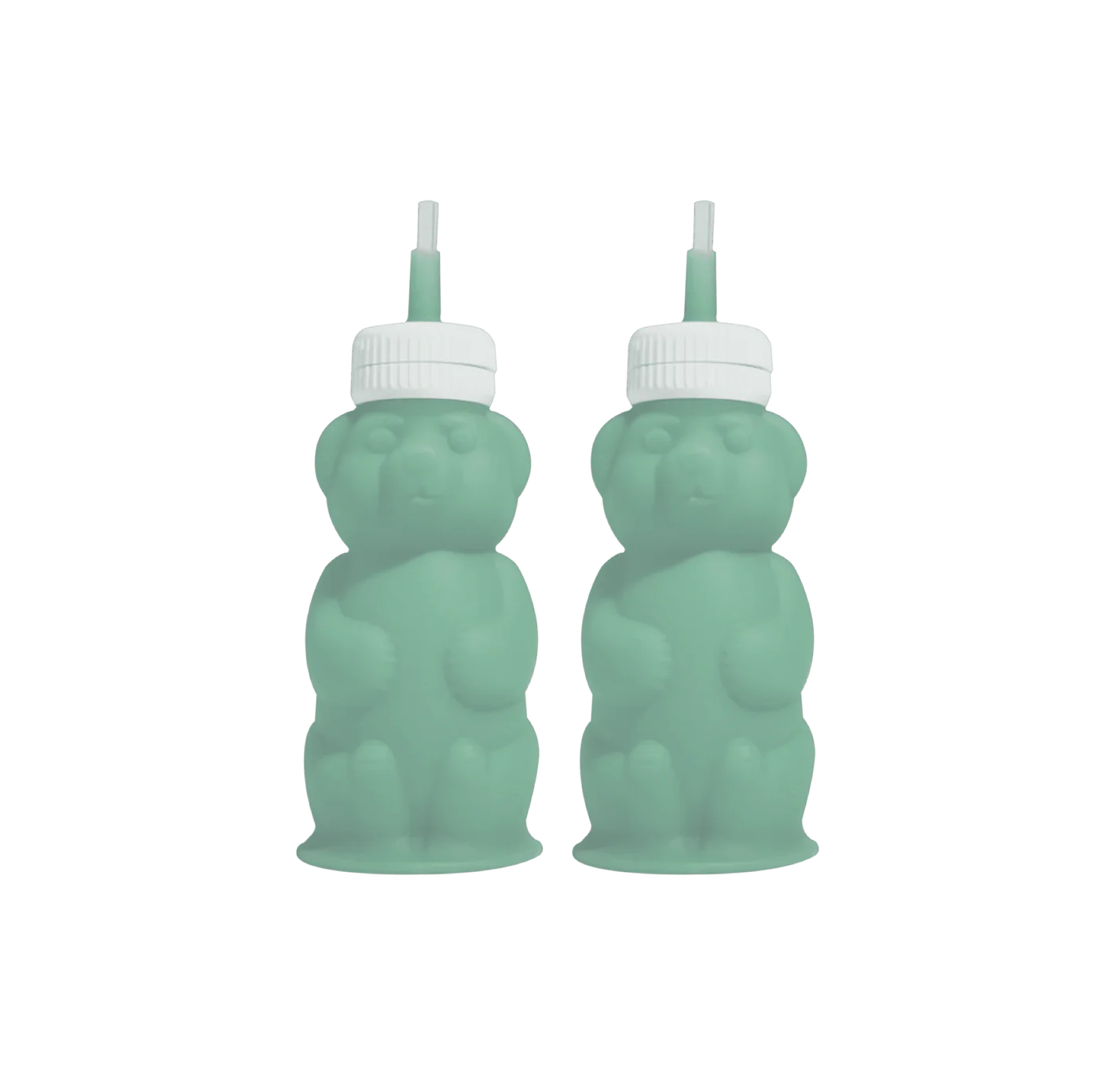 Green Honey Bear Straw Cup