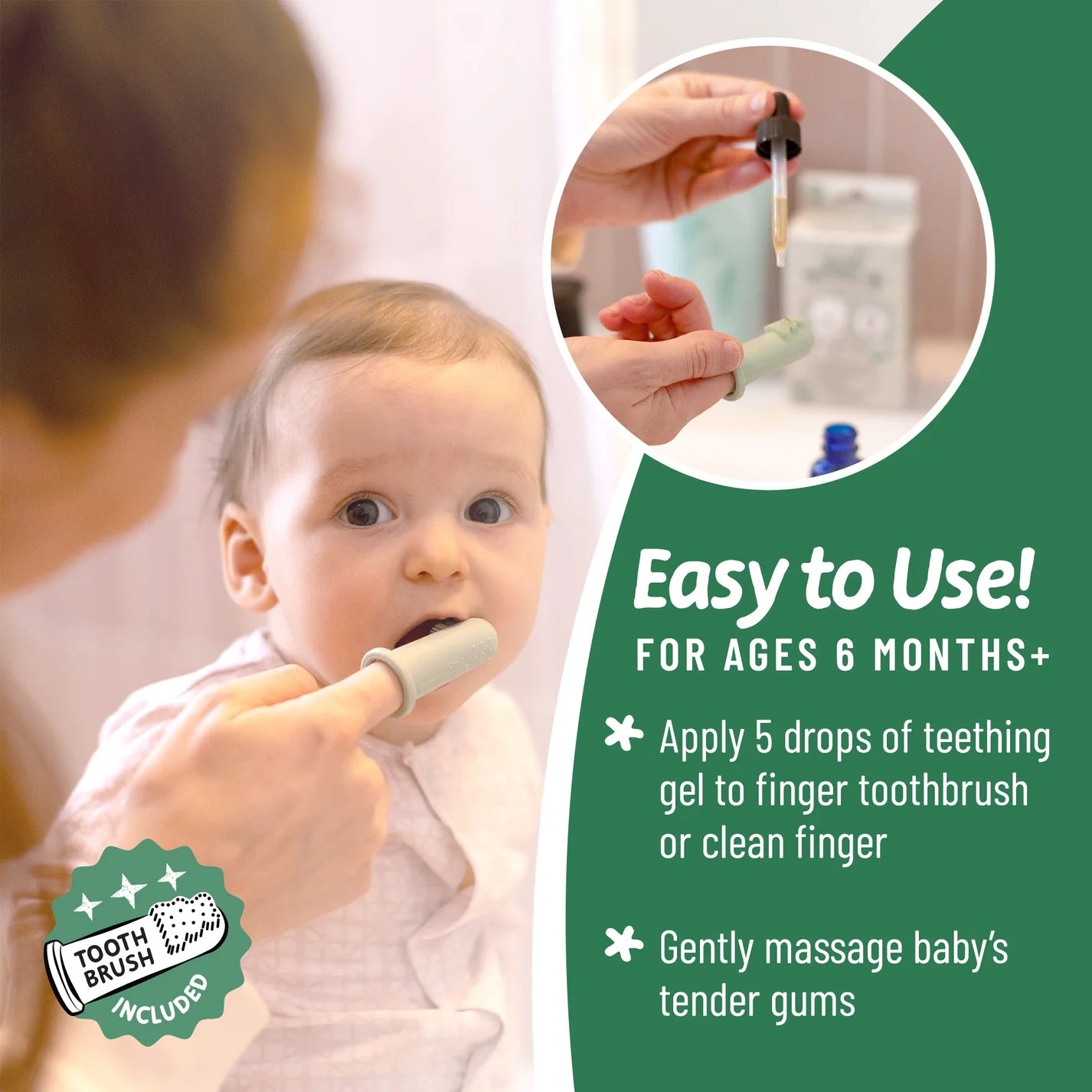 How To Use The Baby Teething Drop