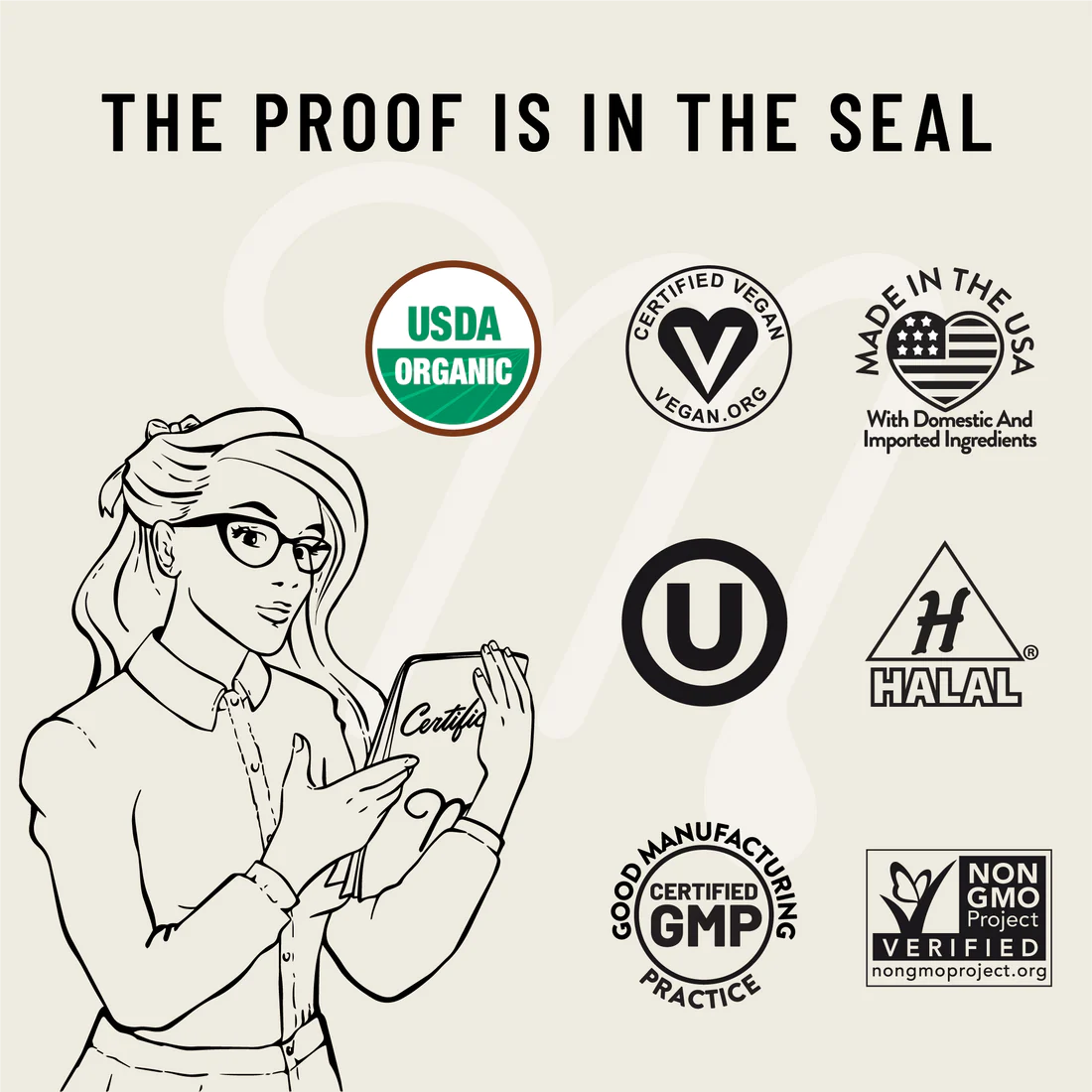 list of certified seals