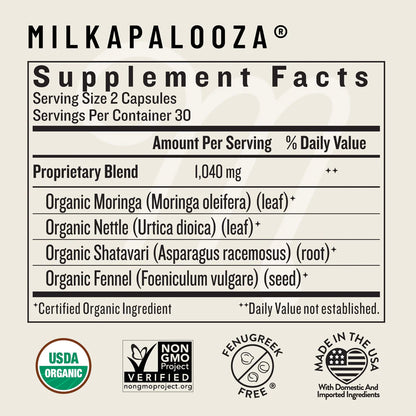 milkapalooza supplement facts