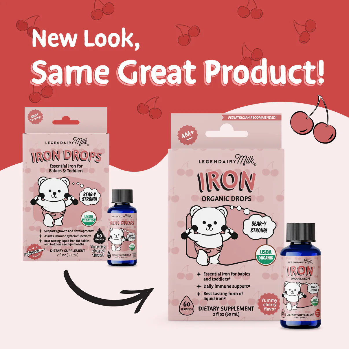 Organic Iron Drops for Baby and Toddler
