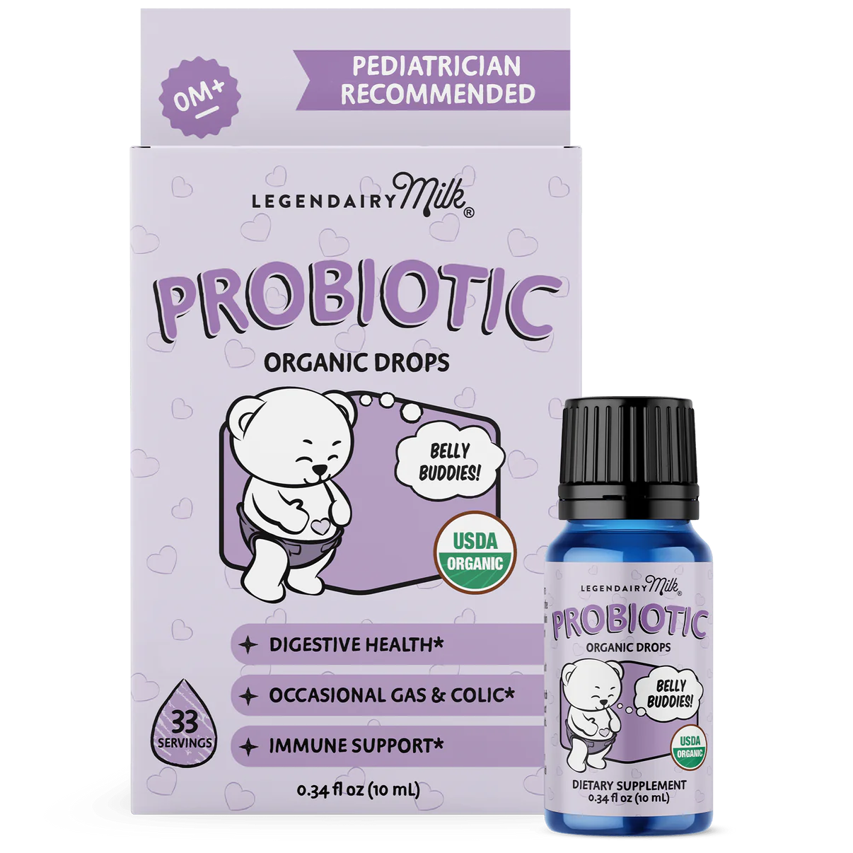 Organic Probiotic Drops for Baby and Toddler