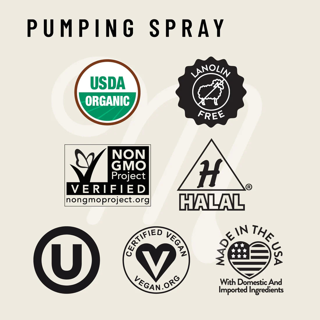 pumping spray all verified certifications