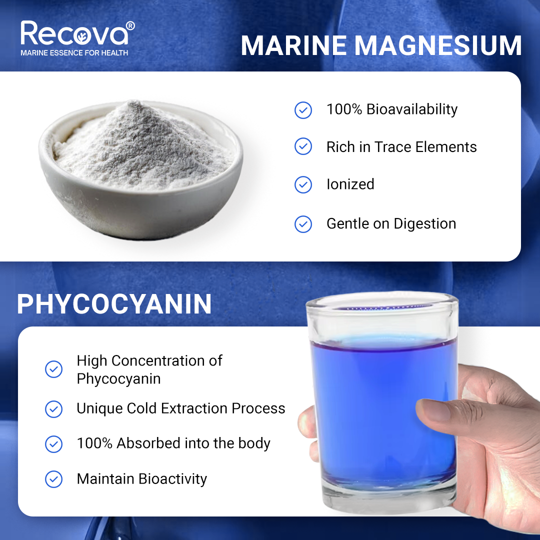 Add-On - Sacred Essence™ - Phycocyanin + Marine Magnesium (Antioxidant, Heart & Liver Support)