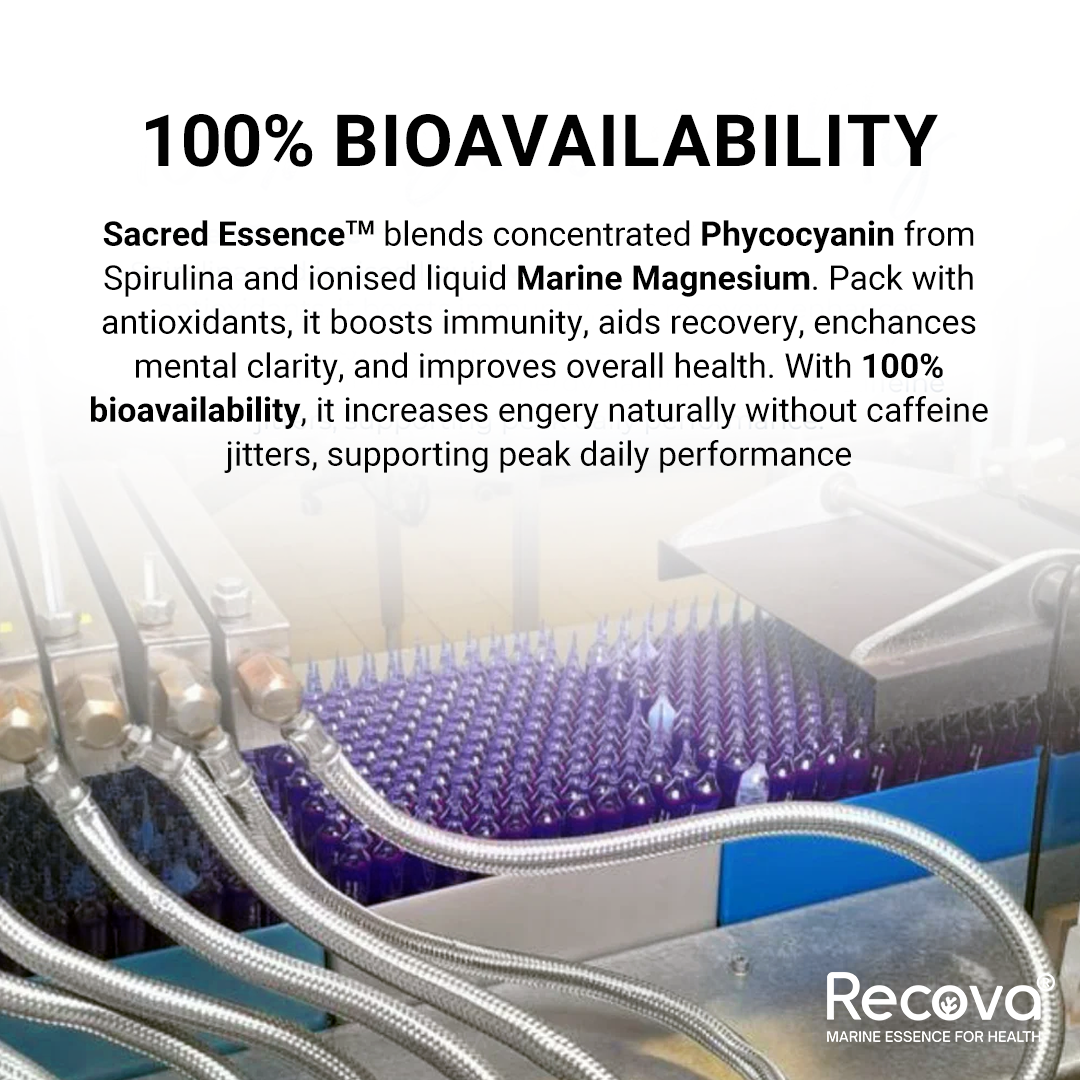 Add-On - Sacred Essence™ - Phycocyanin + Marine Magnesium (Antioxidant, Heart & Liver Support)