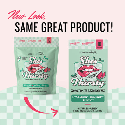 Hydration - She’s Thirsty Coconut Water Electrolyte Mix