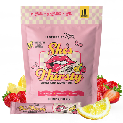 strawberry flavor coconut water electrolyte mix dietary supplement