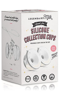 Legendairy Milk Silicone Collection cups for wearable breast pumping 