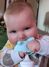 Silicone Teething Toy - Mint Green