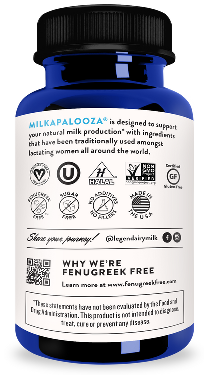 milkapalooza supplement bottle packaging rear view