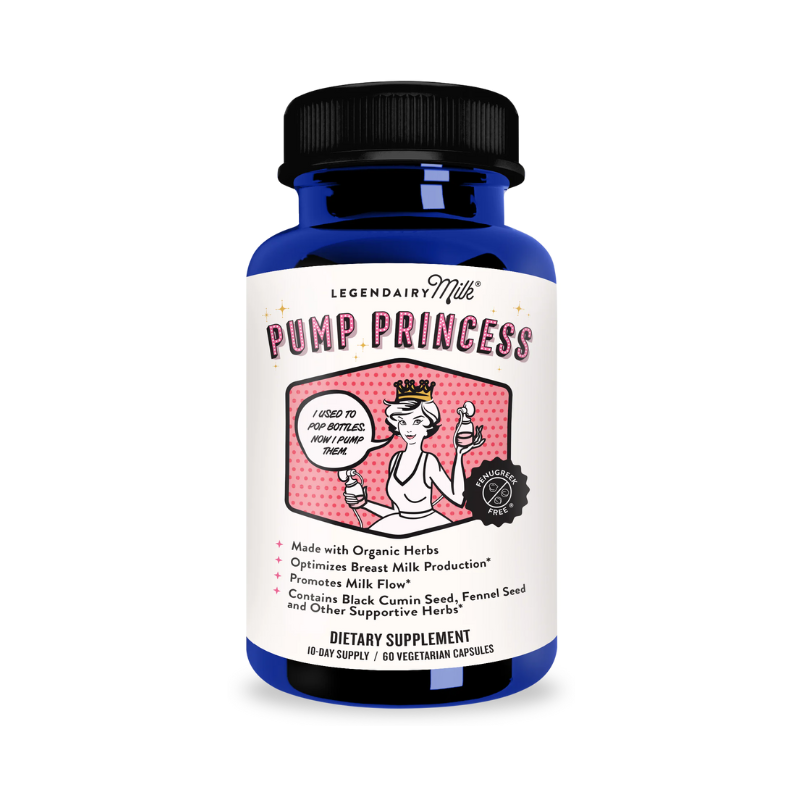 pump princess supplement bottle packaging