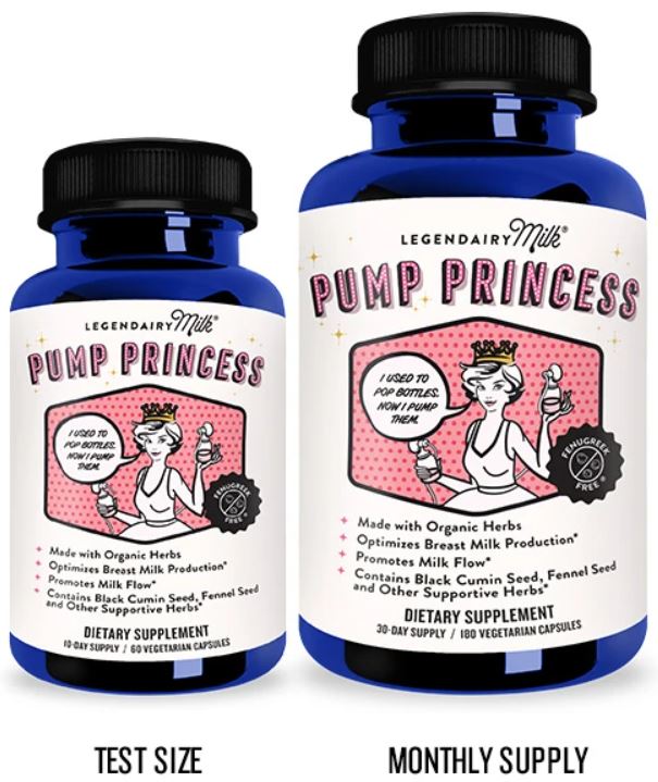 pump princess supplement size options